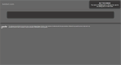 Desktop Screenshot of bebbel.com
